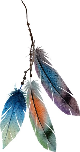 Watercolor Feather